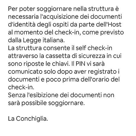 Lägenhet La Conchiglia *